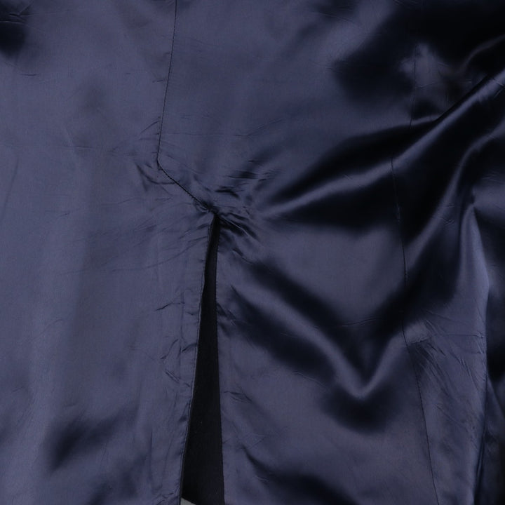 Burberry's BURBERRY LONDON Cashmere Blend Wool Chesterfield Coat, Men's XL wool navy blue type Vintage Second Hand