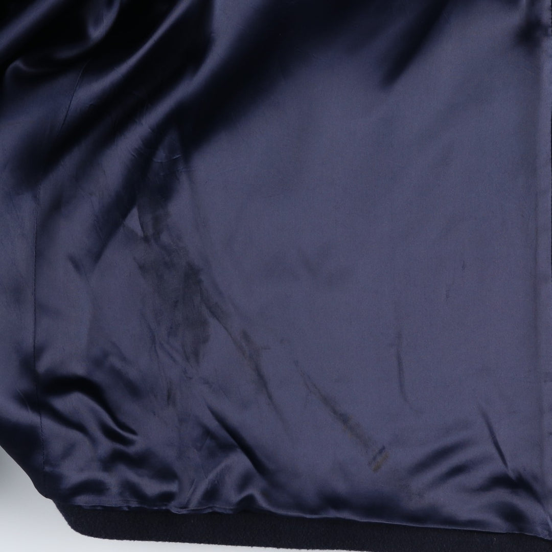 Burberry's BURBERRY LONDON Cashmere Blend Wool Chesterfield Coat, Men's XL wool navy blue type Vintage Second Hand