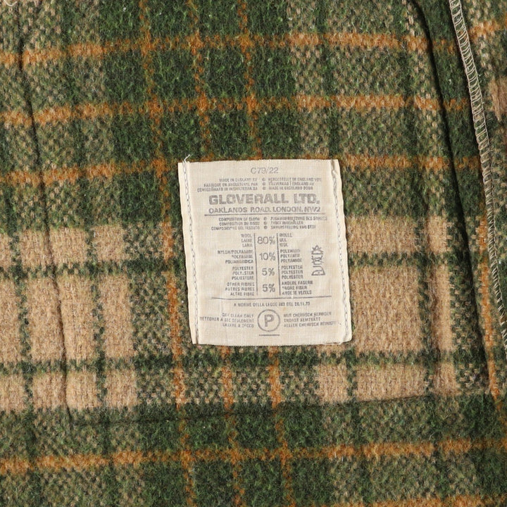 Vintage 1970'S Gloverall duffle coat, made in England, size small, men's wool Beige type Vintage Second Hand