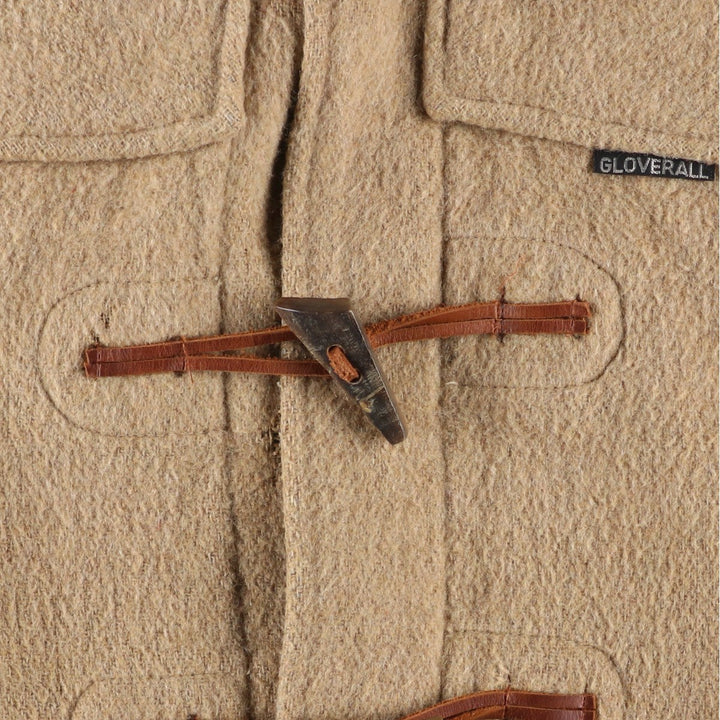 Vintage 1970'S Gloverall duffle coat, made in England, size small, men's wool Beige type Vintage Second Hand