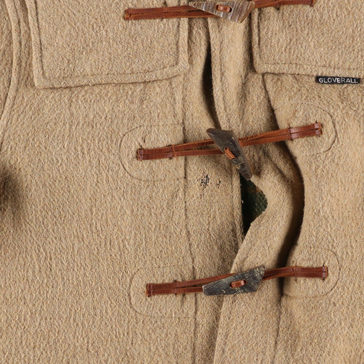 Vintage 1970'S Gloverall duffle coat, made in England, size small, men's wool Beige type Vintage Second Hand