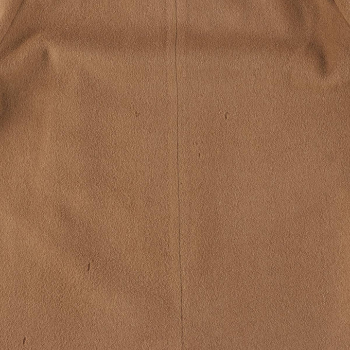 Burberry's wool long coat, made in England, size M wool beige type brown Vintage Second Hand