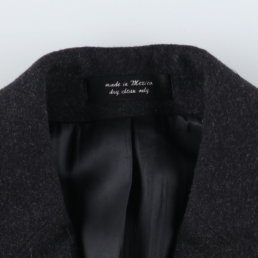 Ralph Lauren CHAPS wool Chesterfield coat, men's size M wool Charcoal Vintage Second Hand