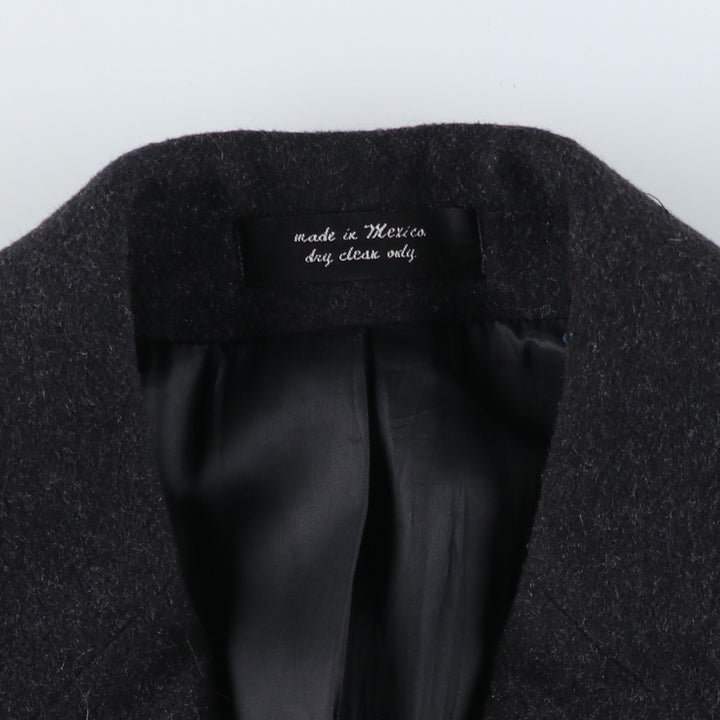 Ralph Lauren CHAPS wool Chesterfield coat, men's size M wool Charcoal Vintage Second Hand