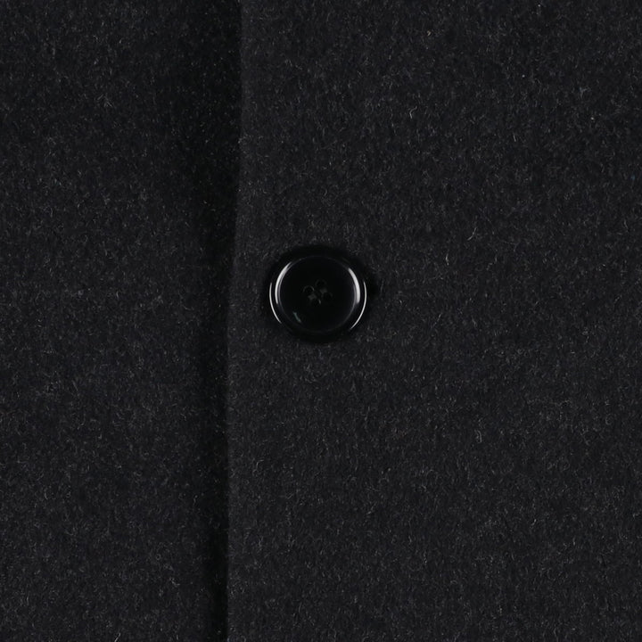 Ralph Lauren CHAPS wool Chesterfield coat, men's size M wool Charcoal Vintage Second Hand