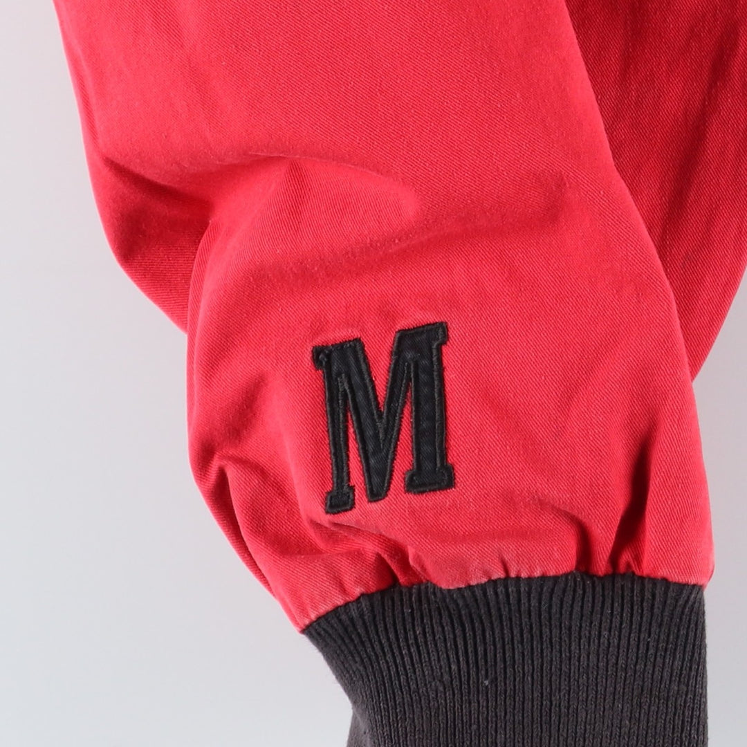 Marlboro Back Logo Reversible Advertising Cotton Blouson, Men's Size L cotton black type Vintage Second Hand