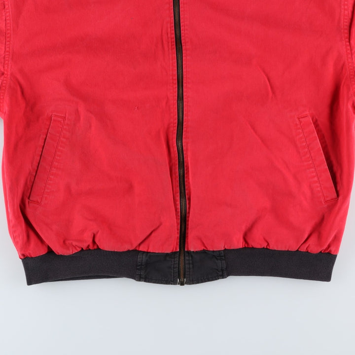 Marlboro Back Logo Reversible Advertising Cotton Blouson, Men's Size L cotton black type Vintage Second Hand