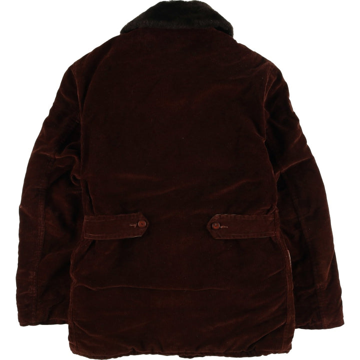 Vintage 1980'S KAYJET padded corduroy jacket, men's size M unclear wine-red Vintage Second Hand
