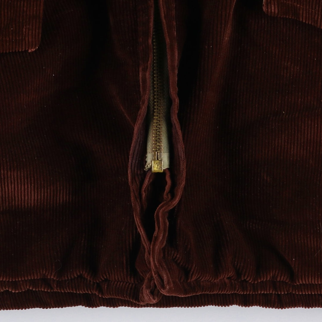 Vintage 1980'S KAYJET padded corduroy jacket, men's size M unclear wine-red Vintage Second Hand