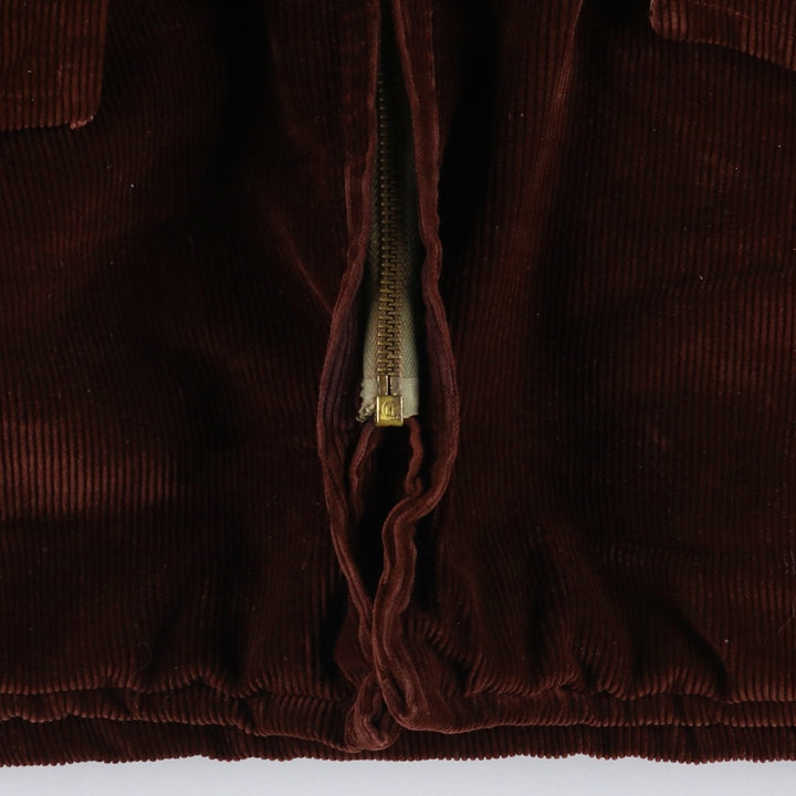 Vintage 1980'S KAYJET padded corduroy jacket, men's size M unclear wine-red Vintage Second Hand