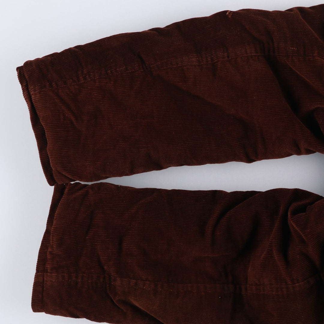 Vintage 1980'S KAYJET padded corduroy jacket, men's size M unclear wine-red Vintage Second Hand