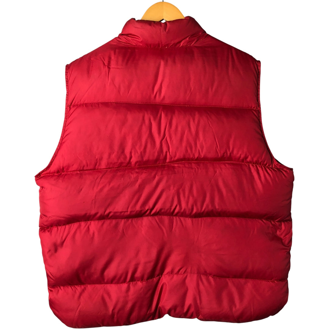 Vintage LLBean Men's Down Vest (Size L) from the 1970'S to 1980s unclear red type Vintage Second Hand