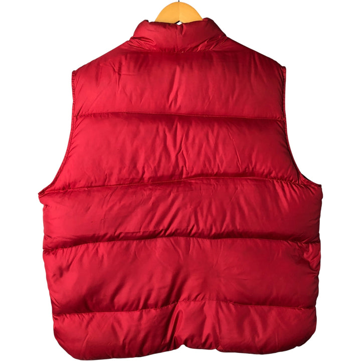 Vintage LLBean Men's Down Vest (Size L) from the 1970'S to 1980s unclear red type Vintage Second Hand