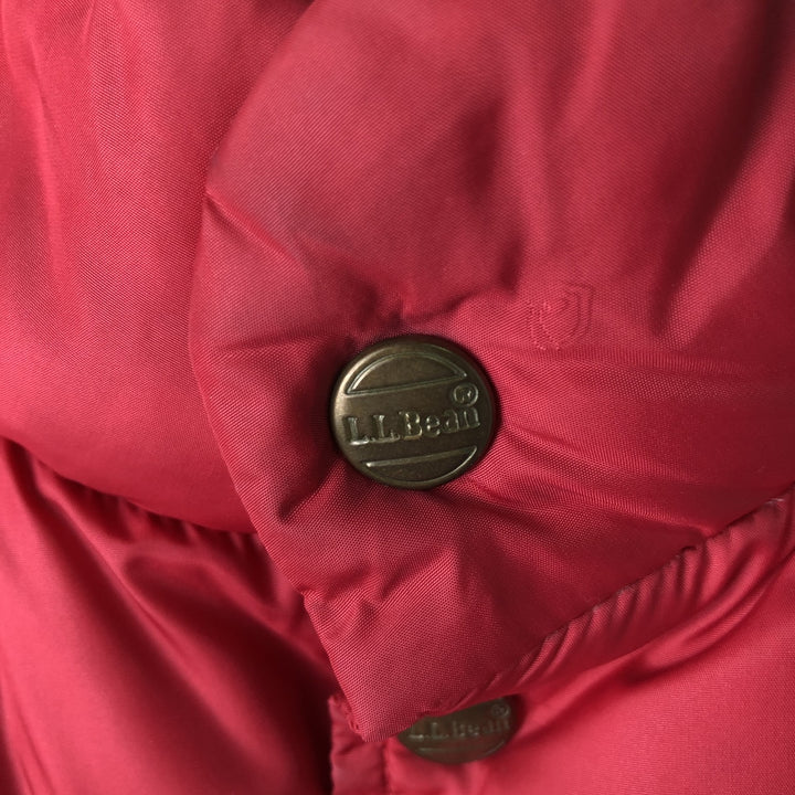Vintage LLBean Men's Down Vest (Size L) from the 1970'S to 1980s unclear red type Vintage Second Hand
