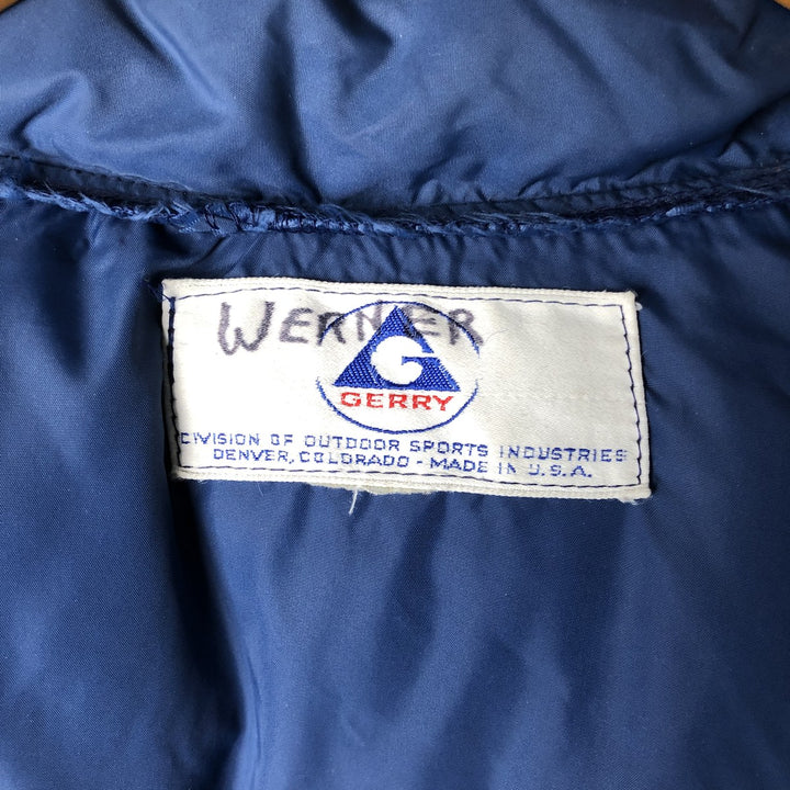 Vintage Jerry Gerry Down Jacket, Made in USA, Men's XXL unclear blue type Vintage Second Hand