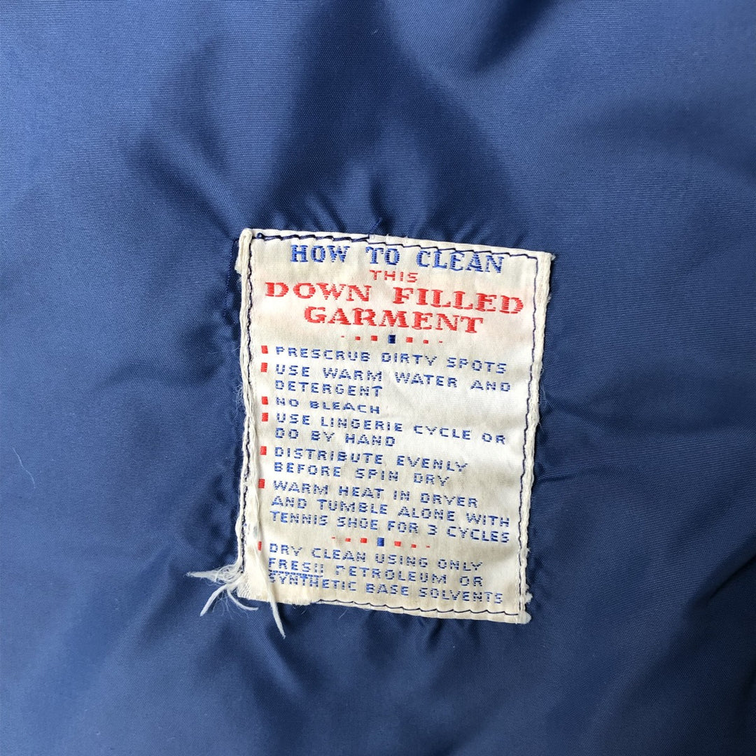 Vintage Jerry Gerry Down Jacket, Made in USA, Men's XXL unclear blue type Vintage Second Hand