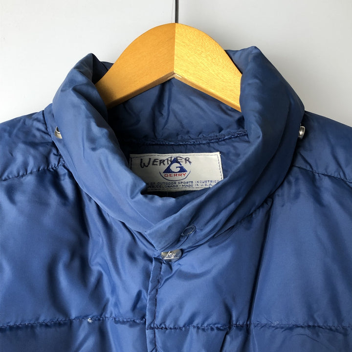 Vintage Jerry Gerry Down Jacket, Made in USA, Men's XXL unclear blue type Vintage Second Hand