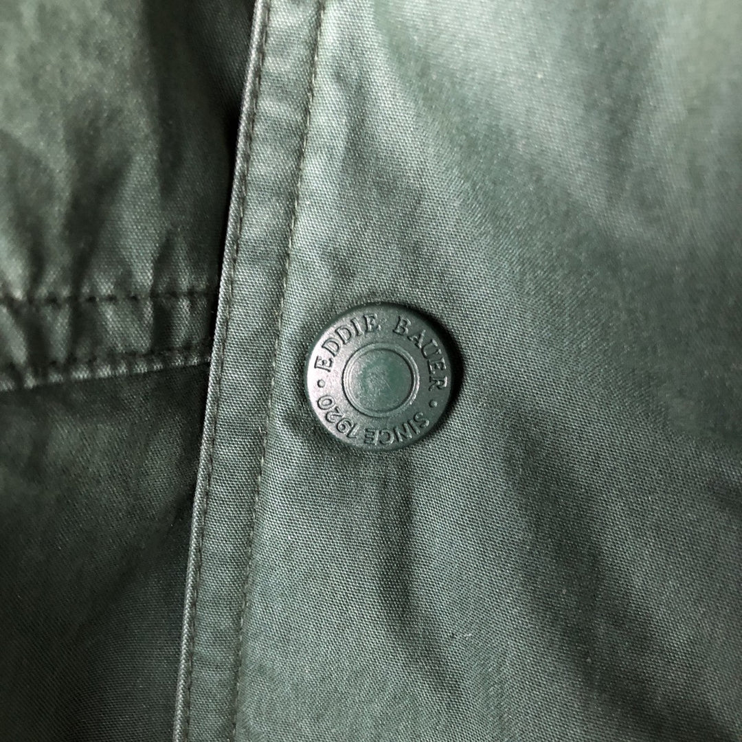 Eddie Bauer Goose Down Jacket, Men's Size M cotton dark green Vintage Second Hand