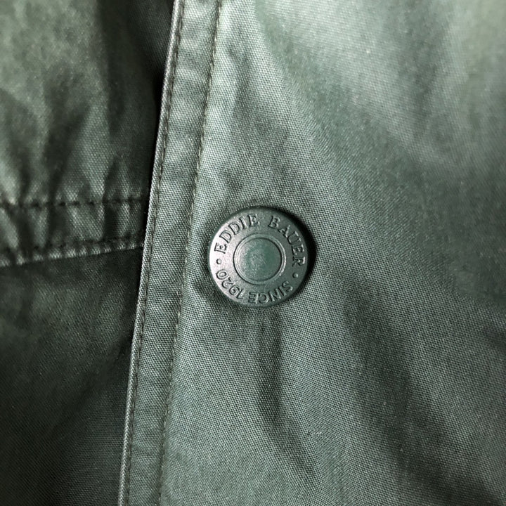 Eddie Bauer Goose Down Jacket, Men's Size M cotton dark green Vintage Second Hand