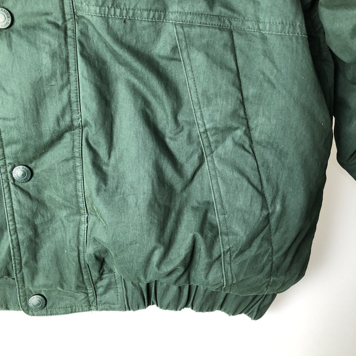 Eddie Bauer Goose Down Jacket, Men's Size M cotton dark green Vintage Second Hand