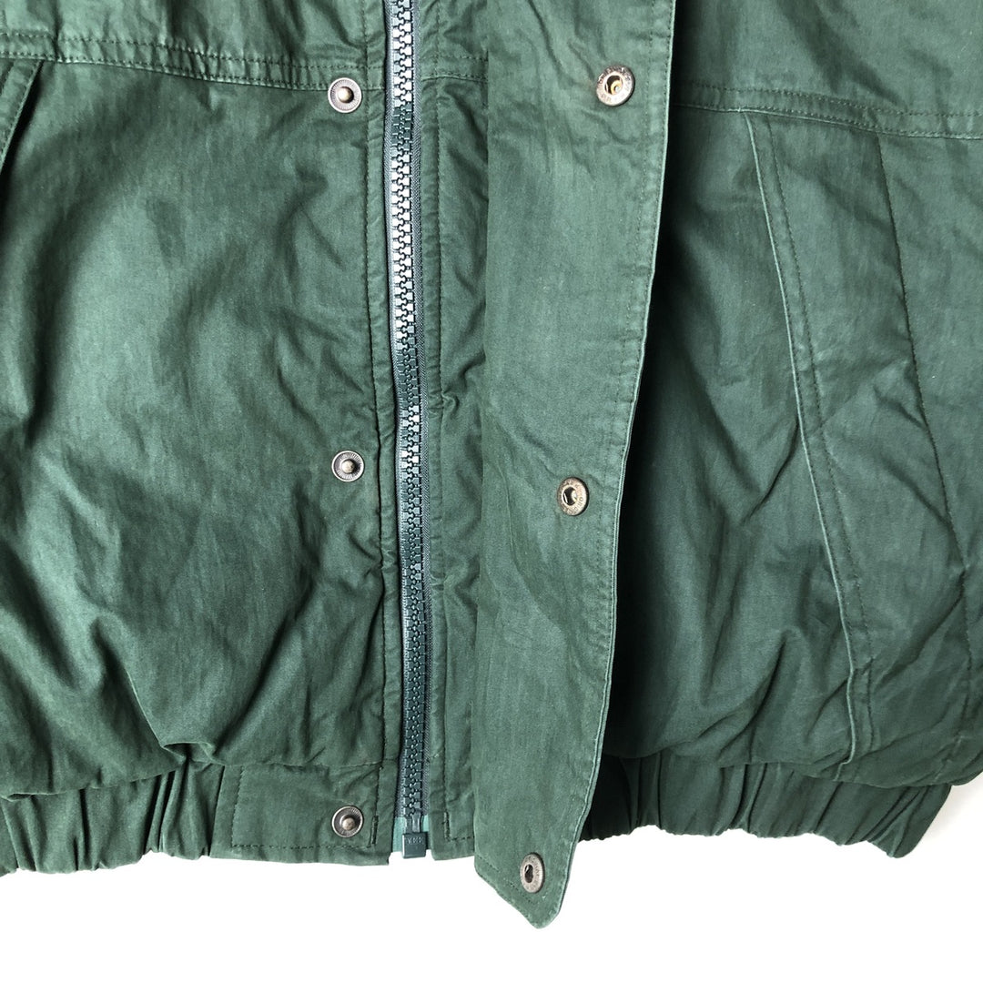 Eddie Bauer Goose Down Jacket, Men's Size M cotton dark green Vintage Second Hand