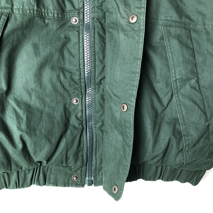 Eddie Bauer Goose Down Jacket, Men's Size M cotton dark green Vintage Second Hand