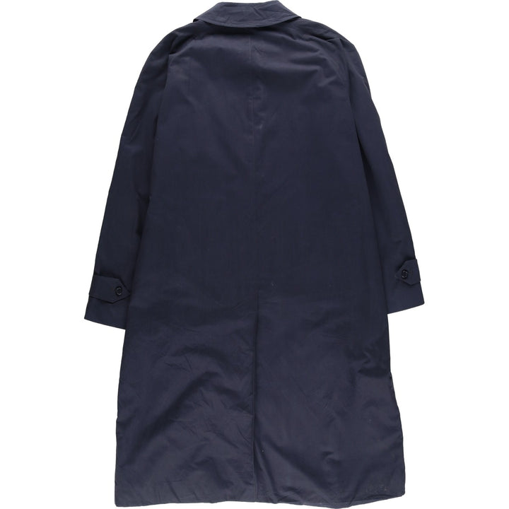 Burberry's Balmacaan coat, men's XL size polyester navy blue type Vintage Second Hand