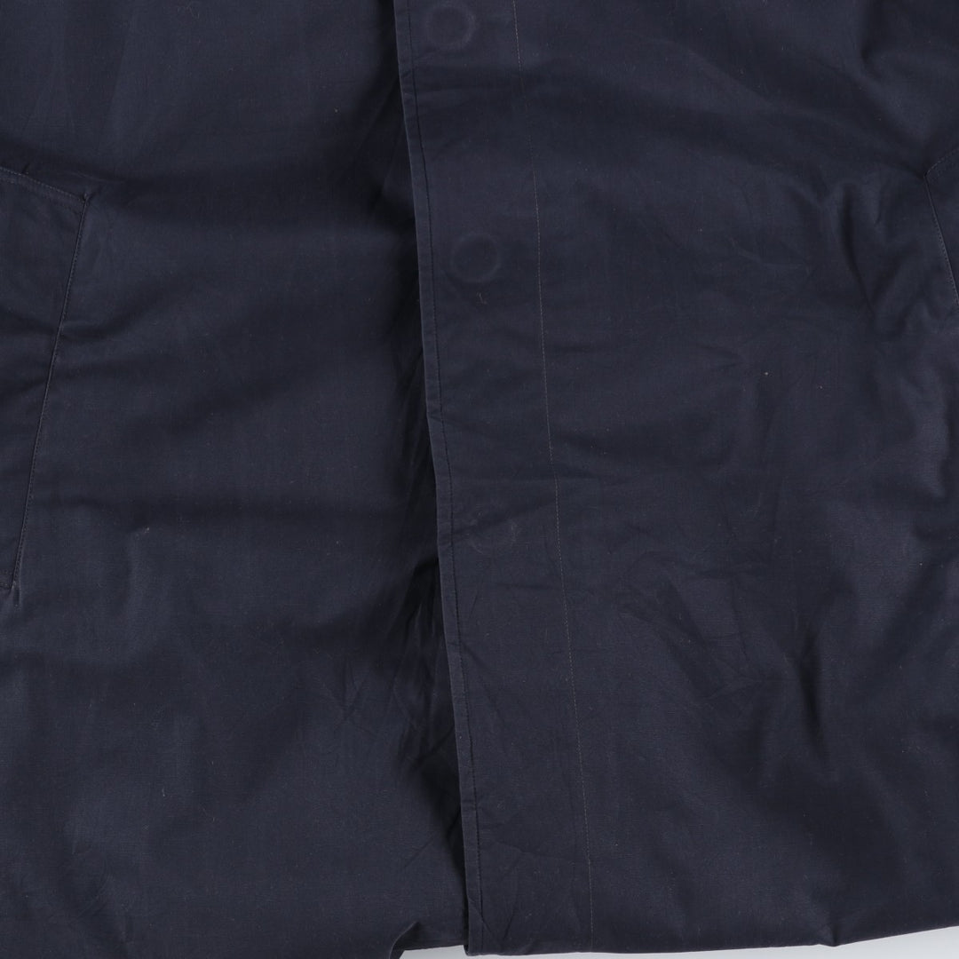 Burberry's Balmacaan coat, men's XL size polyester navy blue type Vintage Second Hand