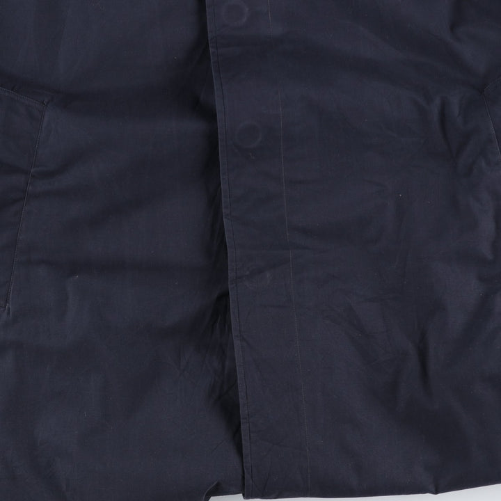 Burberry's Balmacaan coat, men's XL size polyester navy blue type Vintage Second Hand