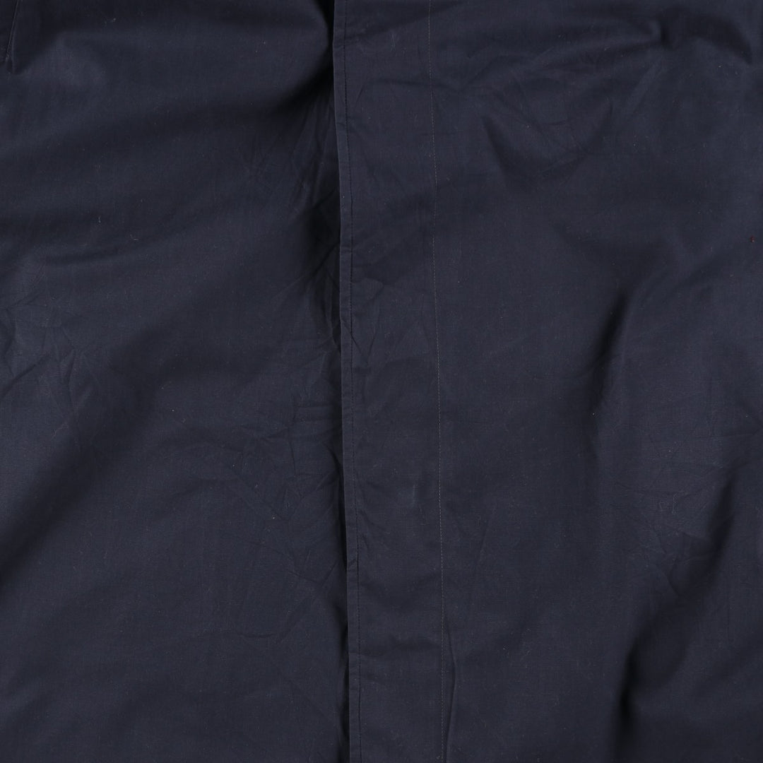 Burberry's Balmacaan coat, men's XL size polyester navy blue type Vintage Second Hand