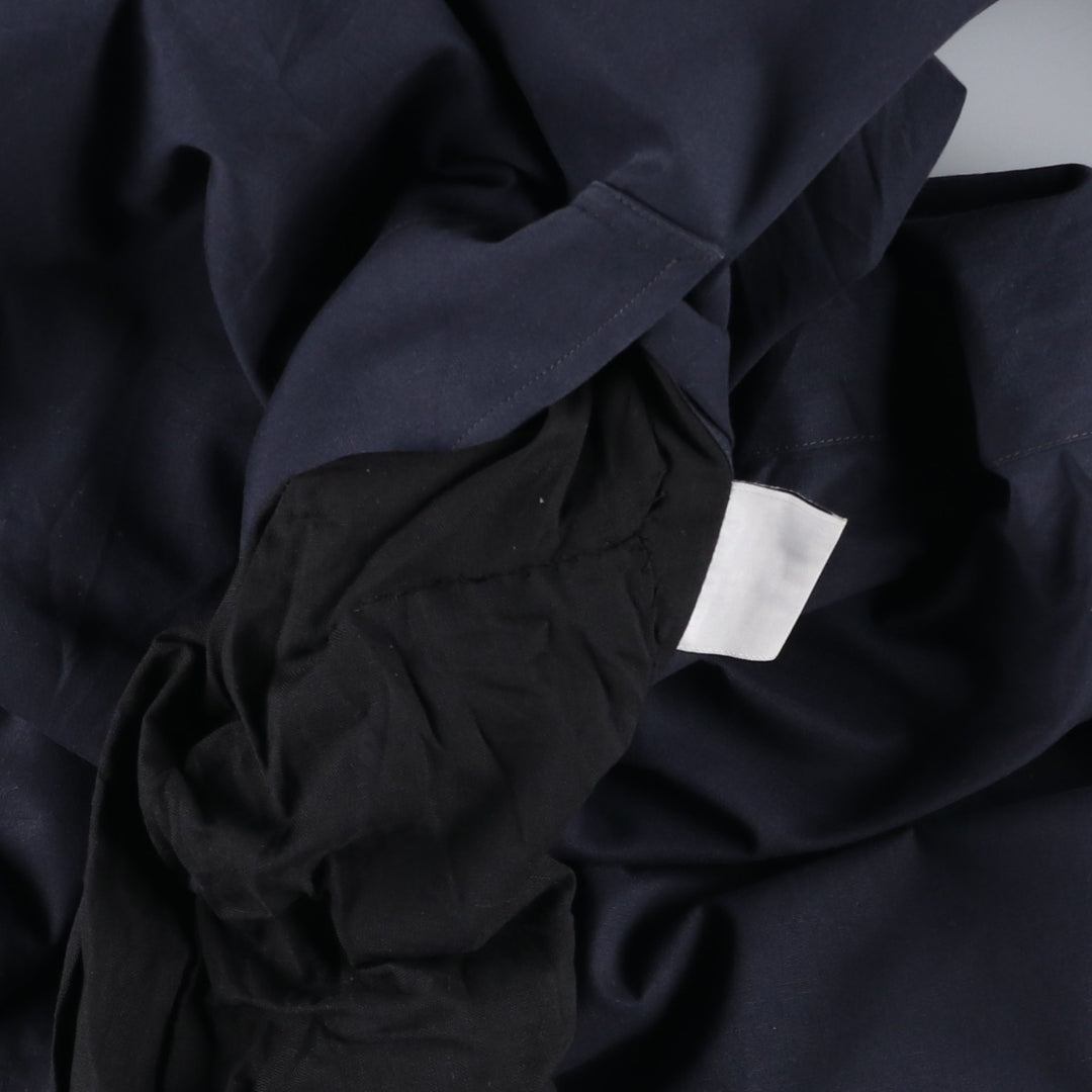 Burberry's Balmacaan coat, men's XL size polyester navy blue type Vintage Second Hand