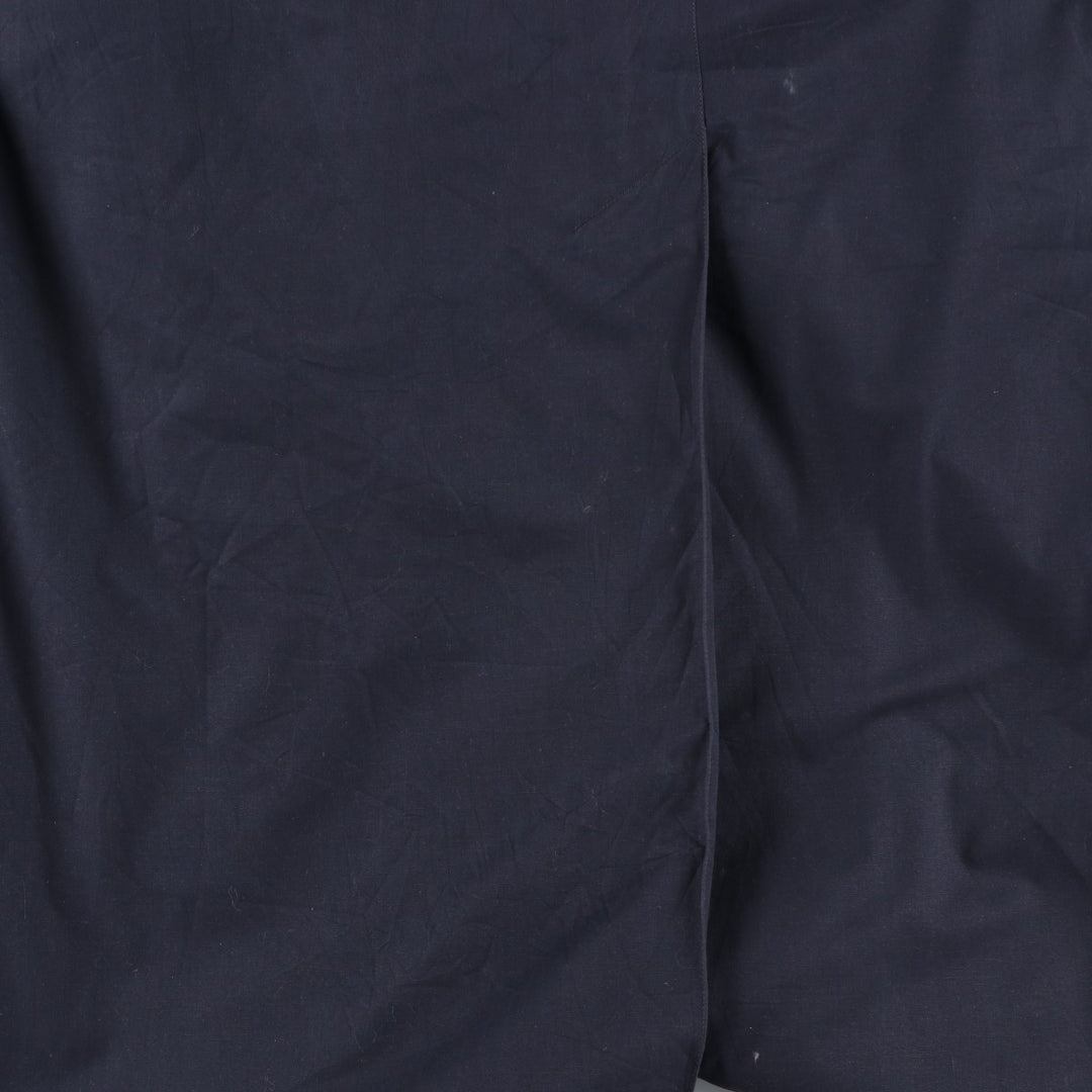 Burberry's Balmacaan coat, men's XL size polyester navy blue type Vintage Second Hand