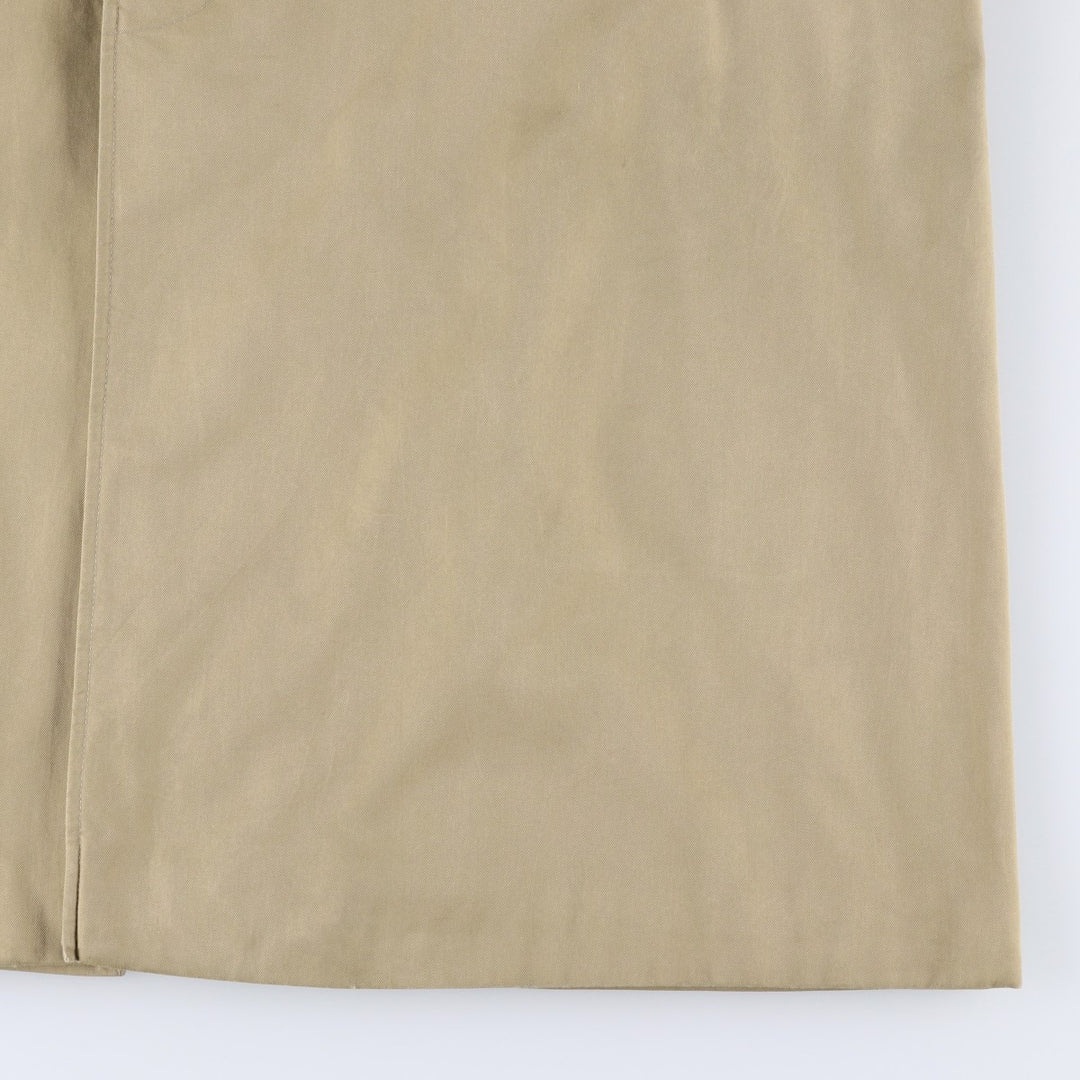 Aquascutum Balmacaan Coat (Stand Collar Coat), Made in Canada, Men's Size XL (approx.) unclear Beige type Vintage Second Hand