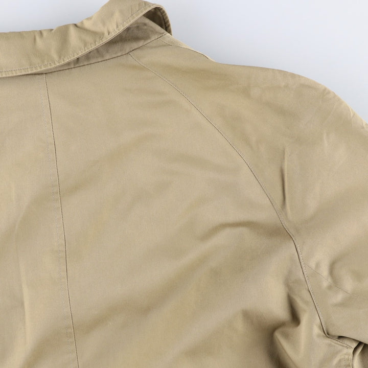 Aquascutum Balmacaan Coat (Stand Collar Coat), Made in Canada, Men's Size XL (approx.) unclear Beige type Vintage Second Hand