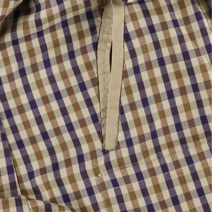 Aquascutum Balmacaan Coat (Stand Collar Coat), Made in Canada, Men's Size XL (approx.) unclear Beige type Vintage Second Hand