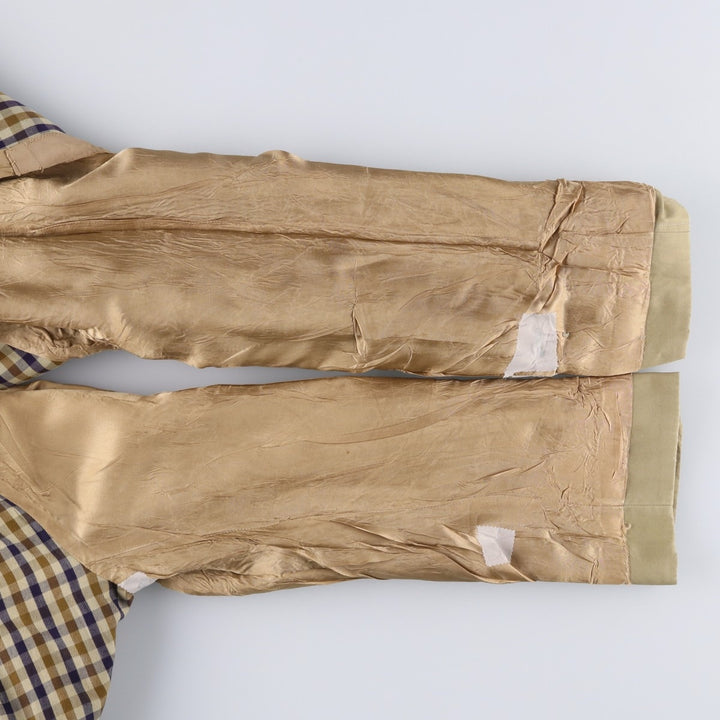 Aquascutum Balmacaan Coat (Stand Collar Coat), Made in Canada, Men's Size XL (approx.) unclear Beige type Vintage Second Hand