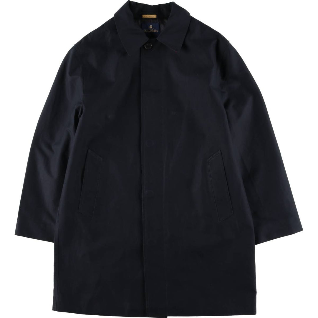 Brooks Brothers Half Coat, Men's Size M (approx.) cotton navy blue type Vintage Second Hand