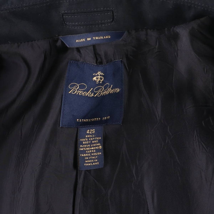 Brooks Brothers Half Coat, Men's Size M (approx.) cotton navy blue type Vintage Second Hand