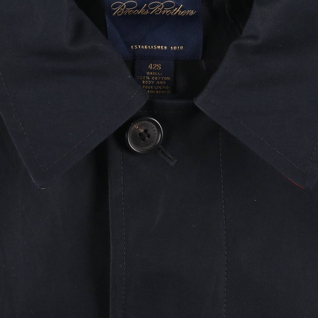 Brooks Brothers Half Coat, Men's Size M (approx.) cotton navy blue type Vintage Second Hand