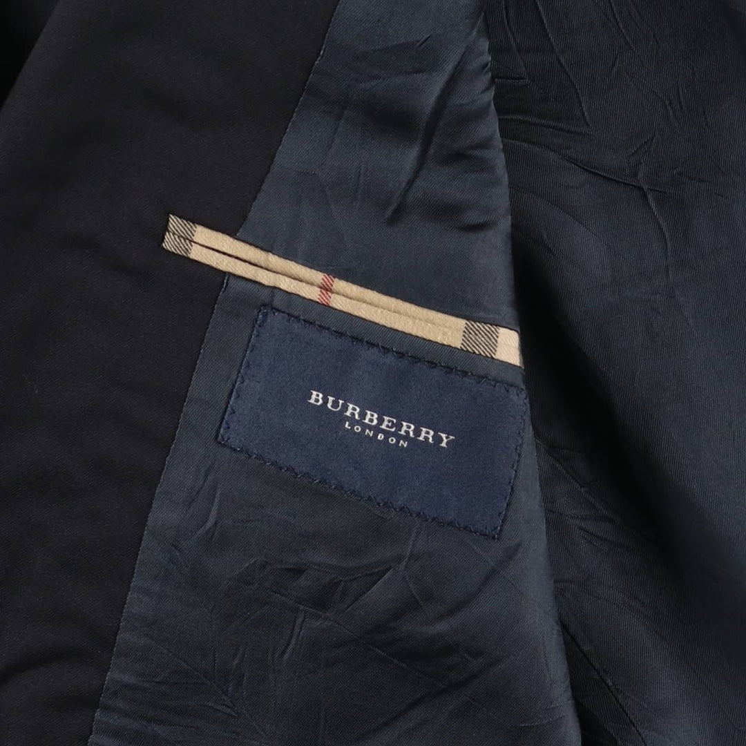 Burberry's BURBERRY LONDON wool tailored jacket, made in the USA, men's size M equivalent. wool navy blue type Vintage Second Hand