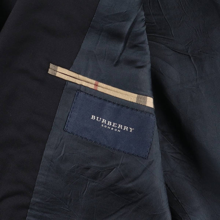 Burberry's BURBERRY LONDON wool tailored jacket, made in the USA, men's size M equivalent. wool navy blue type Vintage Second Hand