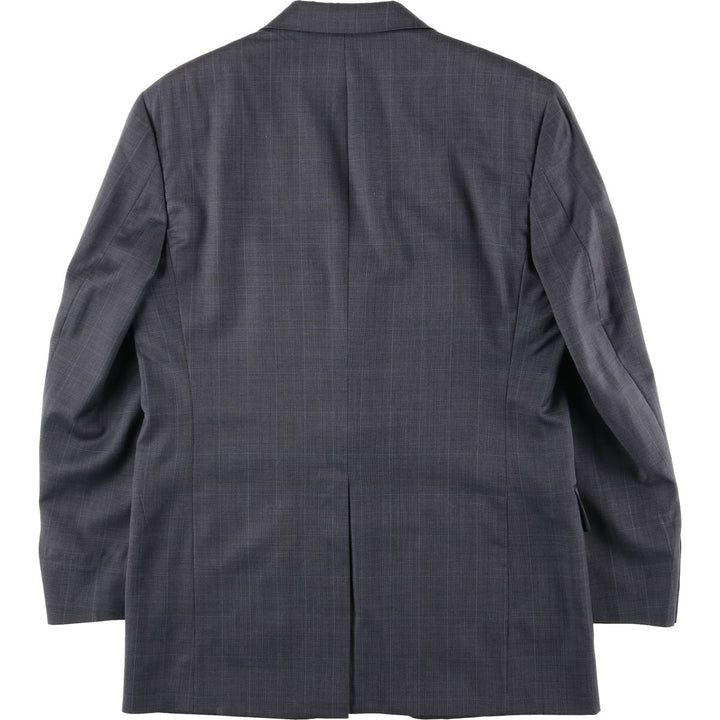 Burberry's BURBERRY LONDON Check Pattern Tailored Jacket, Men's Size M (approx.) unclear gray type Vintage Second Hand