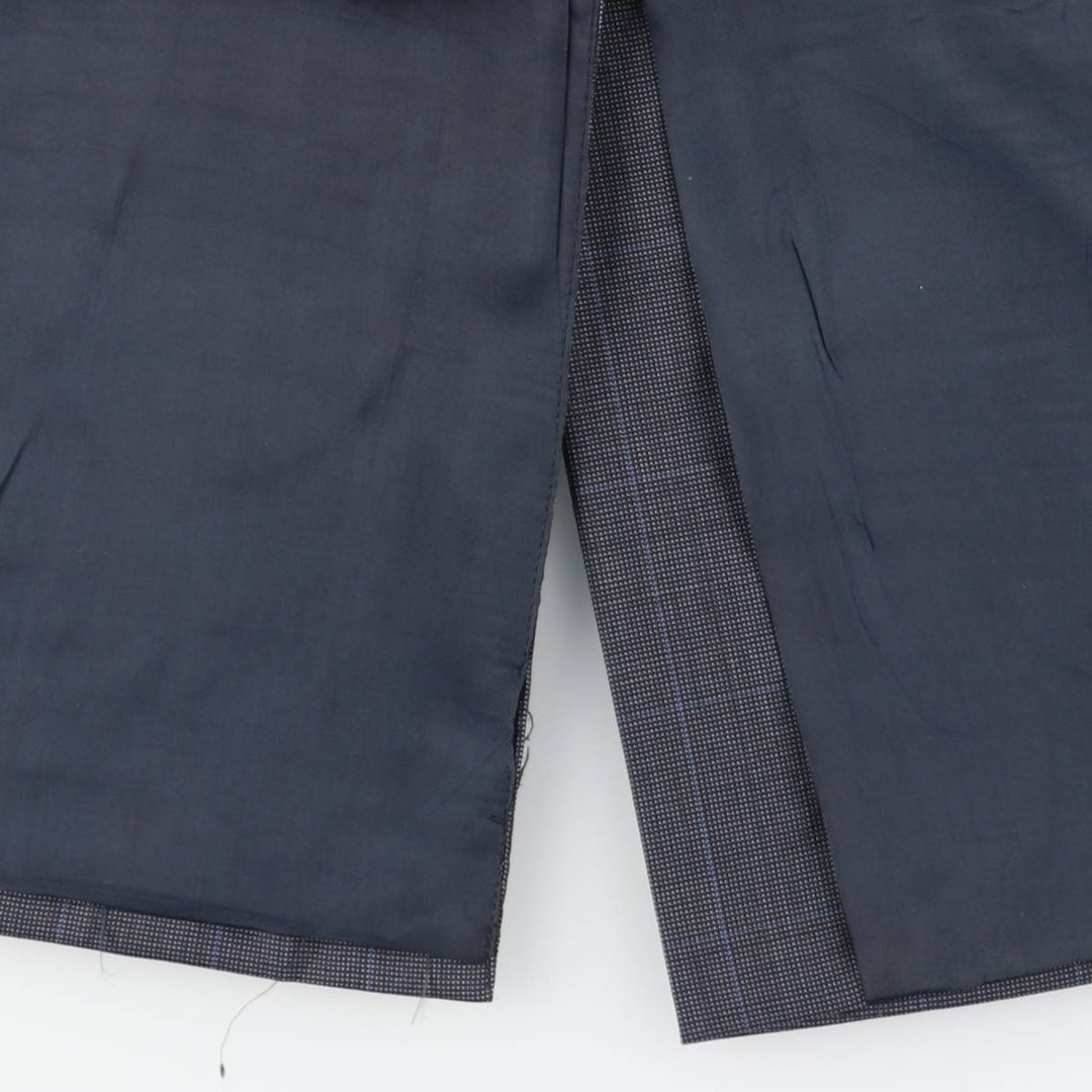 Burberry's BURBERRY LONDON Check Pattern Tailored Jacket, Men's Size M (approx.) unclear gray type Vintage Second Hand