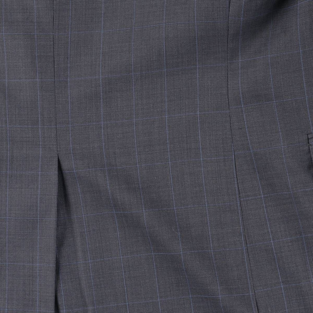 Burberry's BURBERRY LONDON Check Pattern Tailored Jacket, Men's Size M (approx.) unclear gray type Vintage Second Hand
