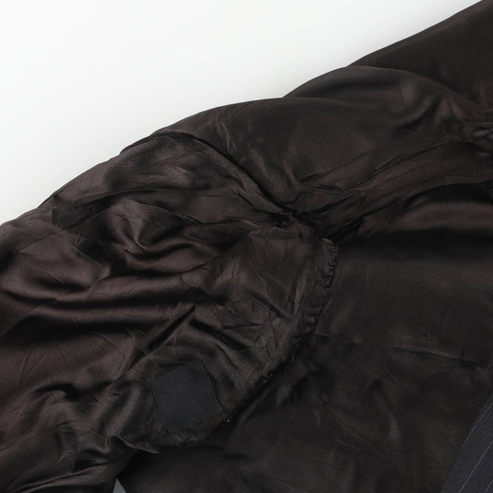 Burberry's Striped Wool Tailored Jacket, Made in USA, Men's Size Medium wool black type Vintage Second Hand