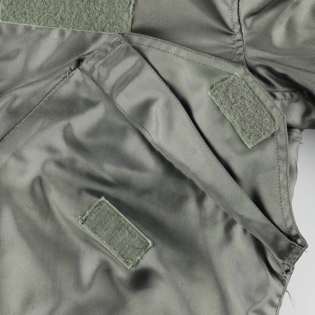 1980'S US Military Flight Jacket, Made in USA, Small, Men's Size S unclear Khaki type Vintage Second Hand