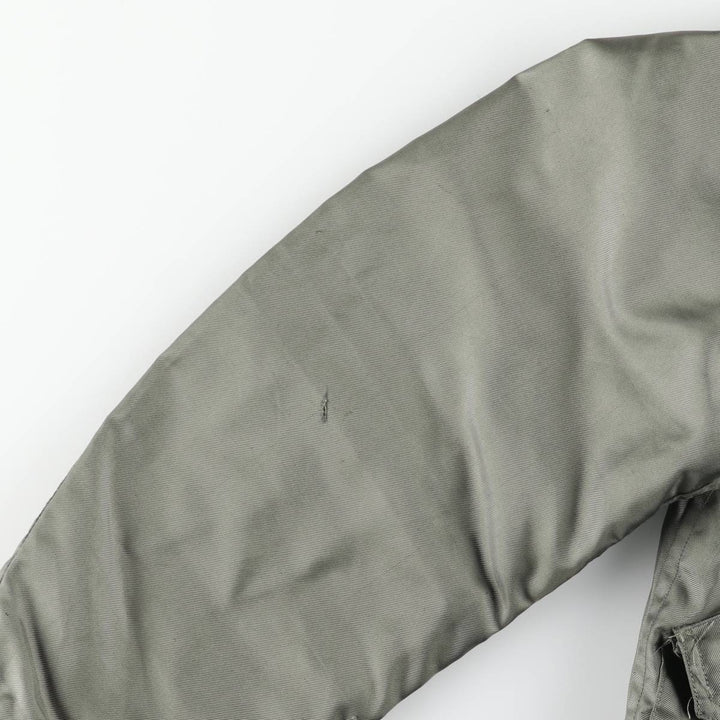 1980'S US Military Flight Jacket, Made in USA, Small, Men's Size S unclear Khaki type Vintage Second Hand