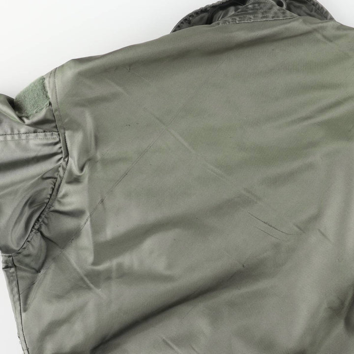 1980'S US Military Flight Jacket, Made in USA, Small, Men's Size S unclear Khaki type Vintage Second Hand