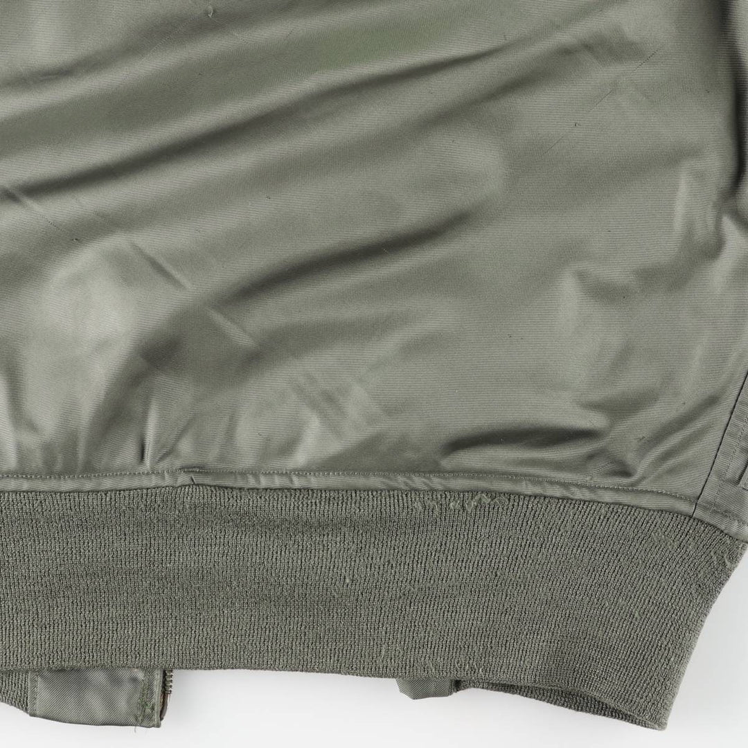 1980'S US Military Flight Jacket, Made in USA, Small, Men's Size S unclear Khaki type Vintage Second Hand