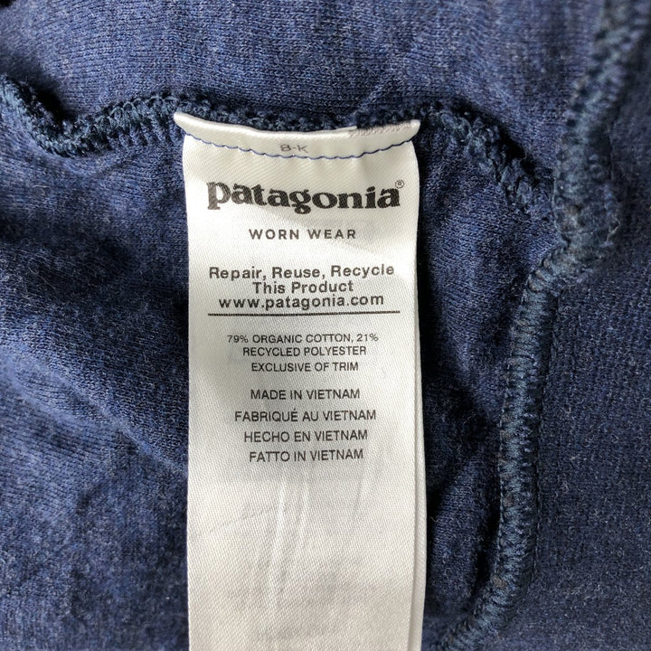 Patagonia 25316FA19 Sweat Full-Zip Hoodie, Men's Size L cotton navy blue type Vintage Second Hand